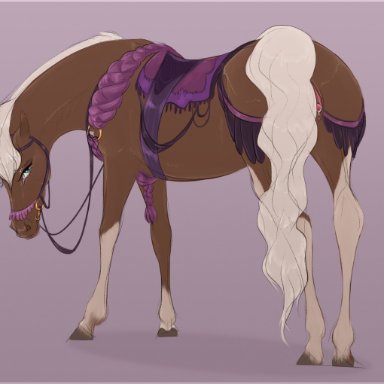 fluffymare, cake (fluffymare), alicia online, equid, equine, horse, mammal, anatomically correct, anatomically correct anus, anatomically correct genitalia, anatomically correct pussy, animal genitalia, animal pussy, anus, blue eyes