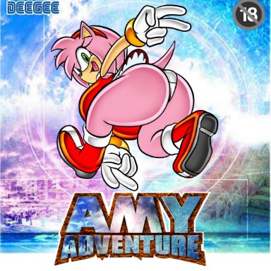 deegee, amy rose, sega, sonic the hedgehog (series), eulipotyphlan, hedgehog, mammal, accessory, anthro, big breasts, boots, breasts, butt, city, city background