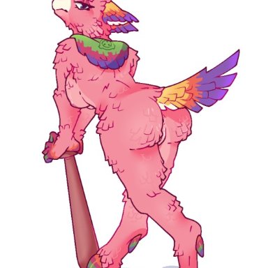 garbatge, scp-956, scp foundation, animate inanimate, equid, equine, living piñata, mammal, unicorn, anthro, anus, barely visible anus, barely visible genitalia, barely visible pussy, breasts