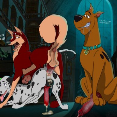holidaypup, bandit (holidaypup), lucky dalmatian, scooby-doo, hanna-barbera, scooby-doo (series), canid, canine, canis, dalmatian, dingo, domestic dog, great dane, herding dog, mammal