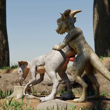 grimm3d, female zapper slave (grimm3d), the hermit drazil (grimm3d), drazil (grimm3d), kobold, zapper (grimm3d), anal, anal penetration, anthro, anthro on feral, anthro penetrating, anthro penetrating feral, bestiality, body modification, duo