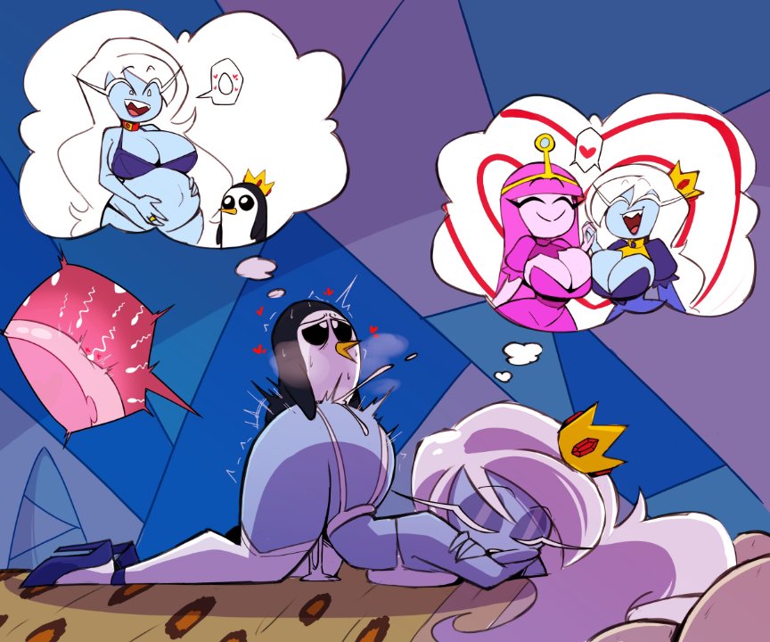 Furry 34 com / adventure time, cartoon network, gunter (adventure time),  ice queen, princess bubblegum